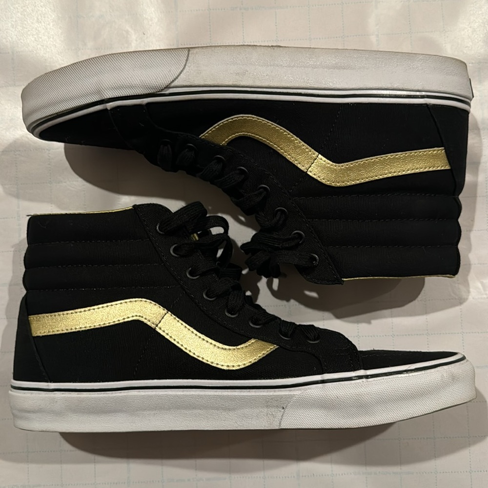Vans - Reissue “50th Anniversary”  Sk8-Hi Black Gold